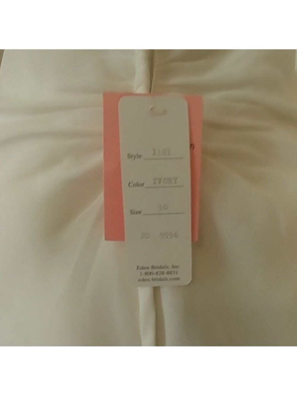 NWT Eden Bridals Classic Ivory Simple Sweetheart Destination Wedding dress 10 - Picture 5 of 8